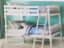 Load image into Gallery viewer, "Posts"- Hardwood Twin/Twin Bunk Bed