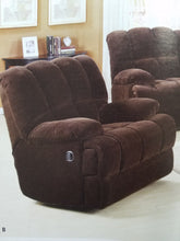 Load image into Gallery viewer, "AC477"- Chocolate Rocker Recliner